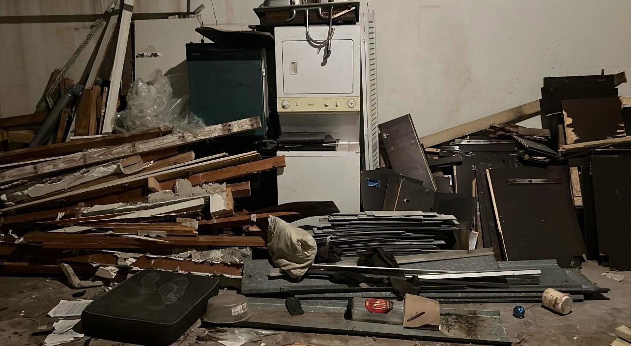 Interior demolition, 20 NE 104 St