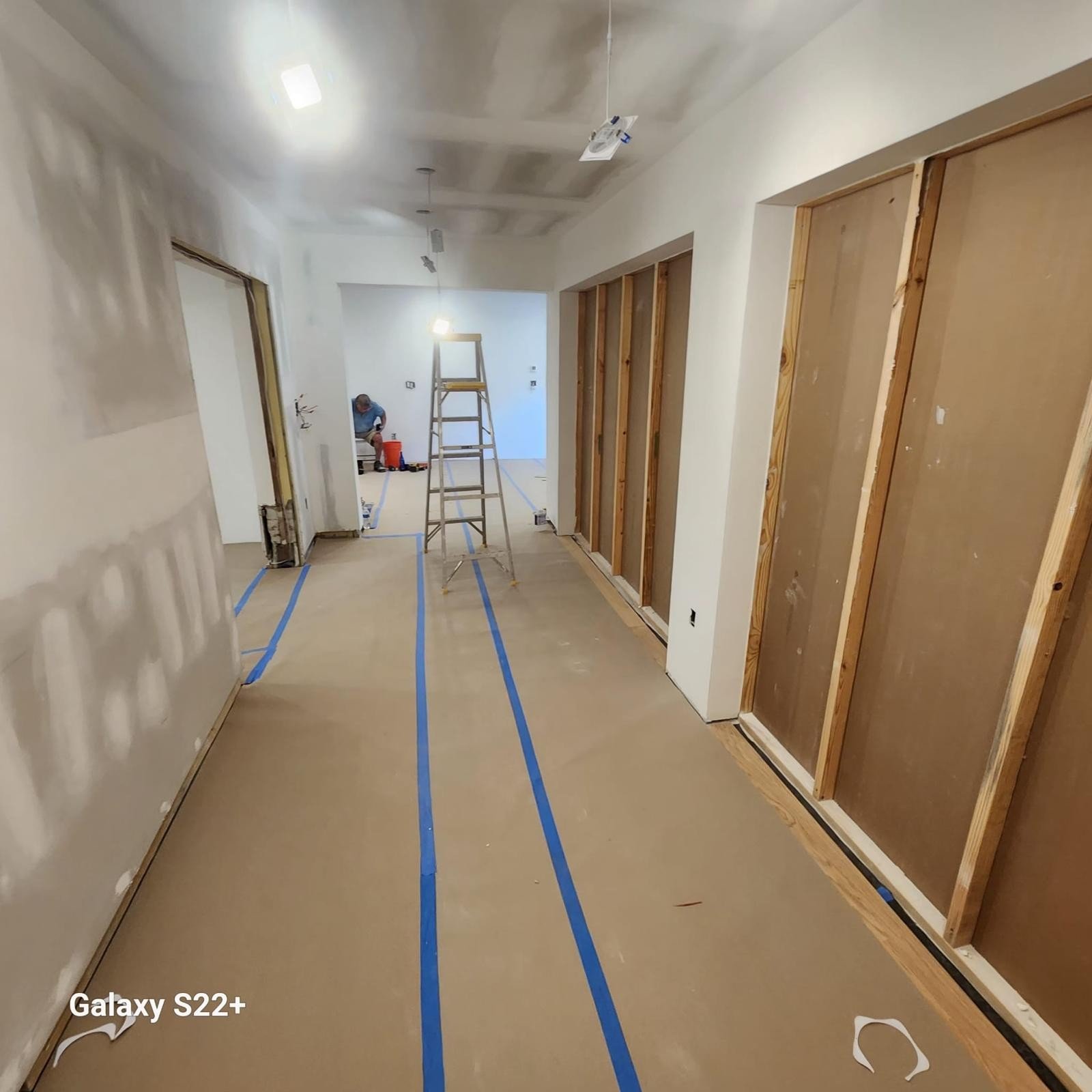 Interior framing, 20 NE 104 St