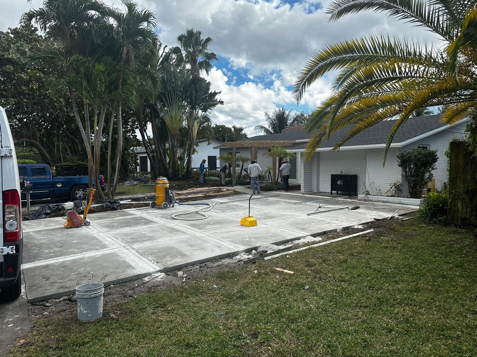 Construction photo, Delray Garden