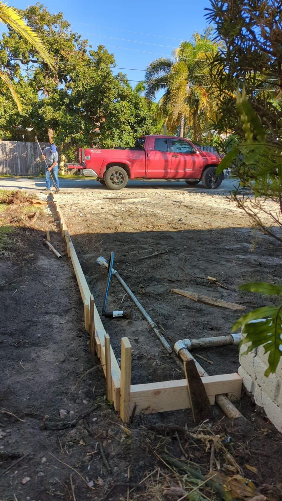 Construction photo, Delray Garden