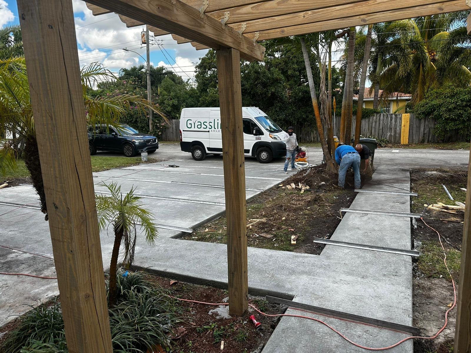 Construction photo, Delray Garden