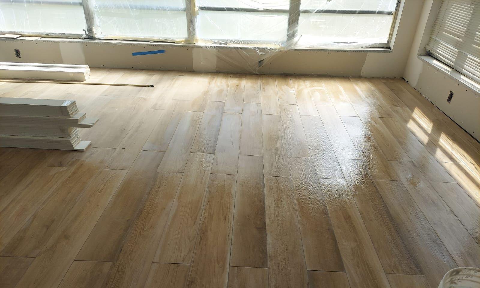 Wood-look flooring installed, 1917 N Swinton Ave