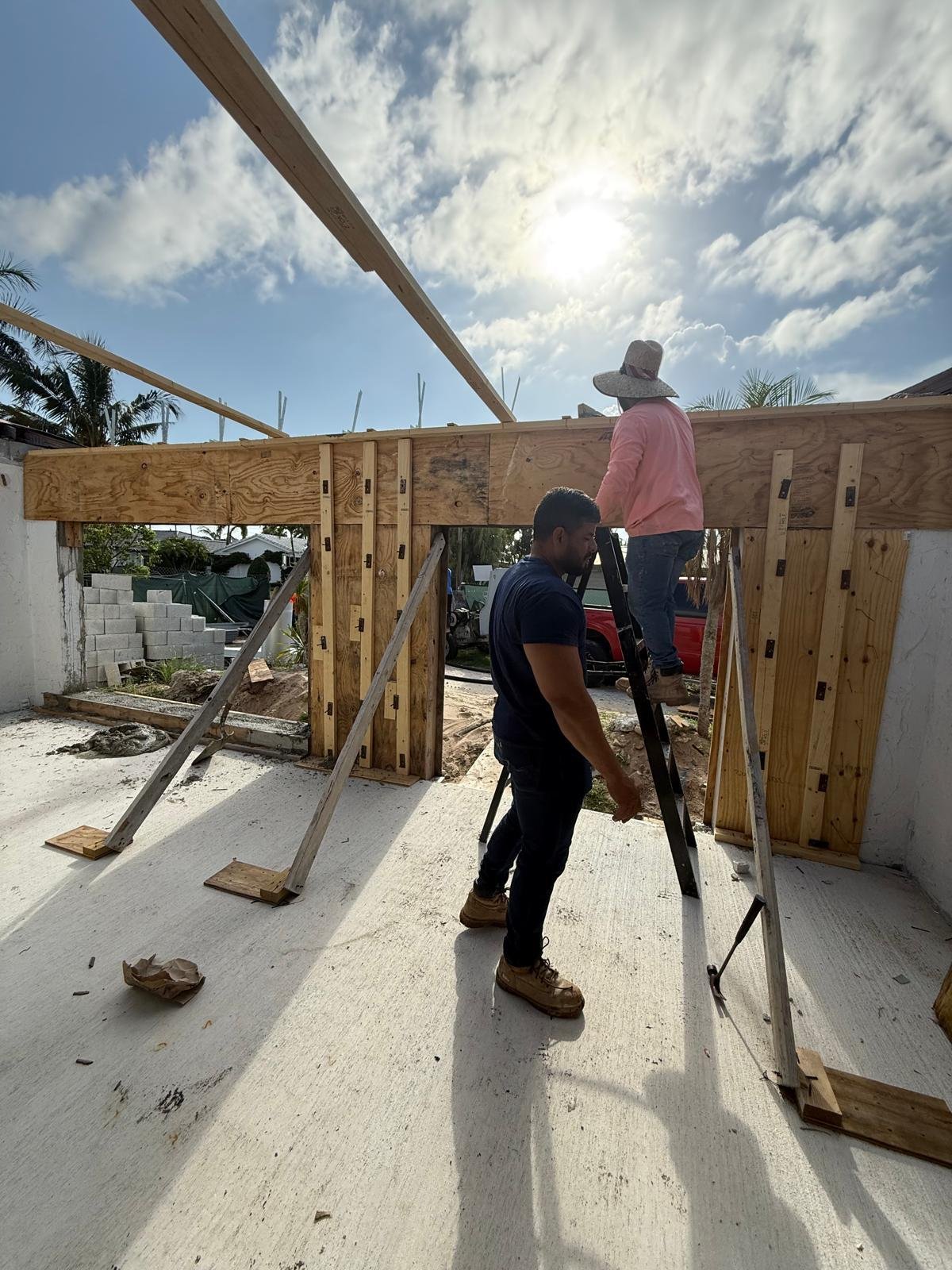 Construction photo, Lighthouse Point