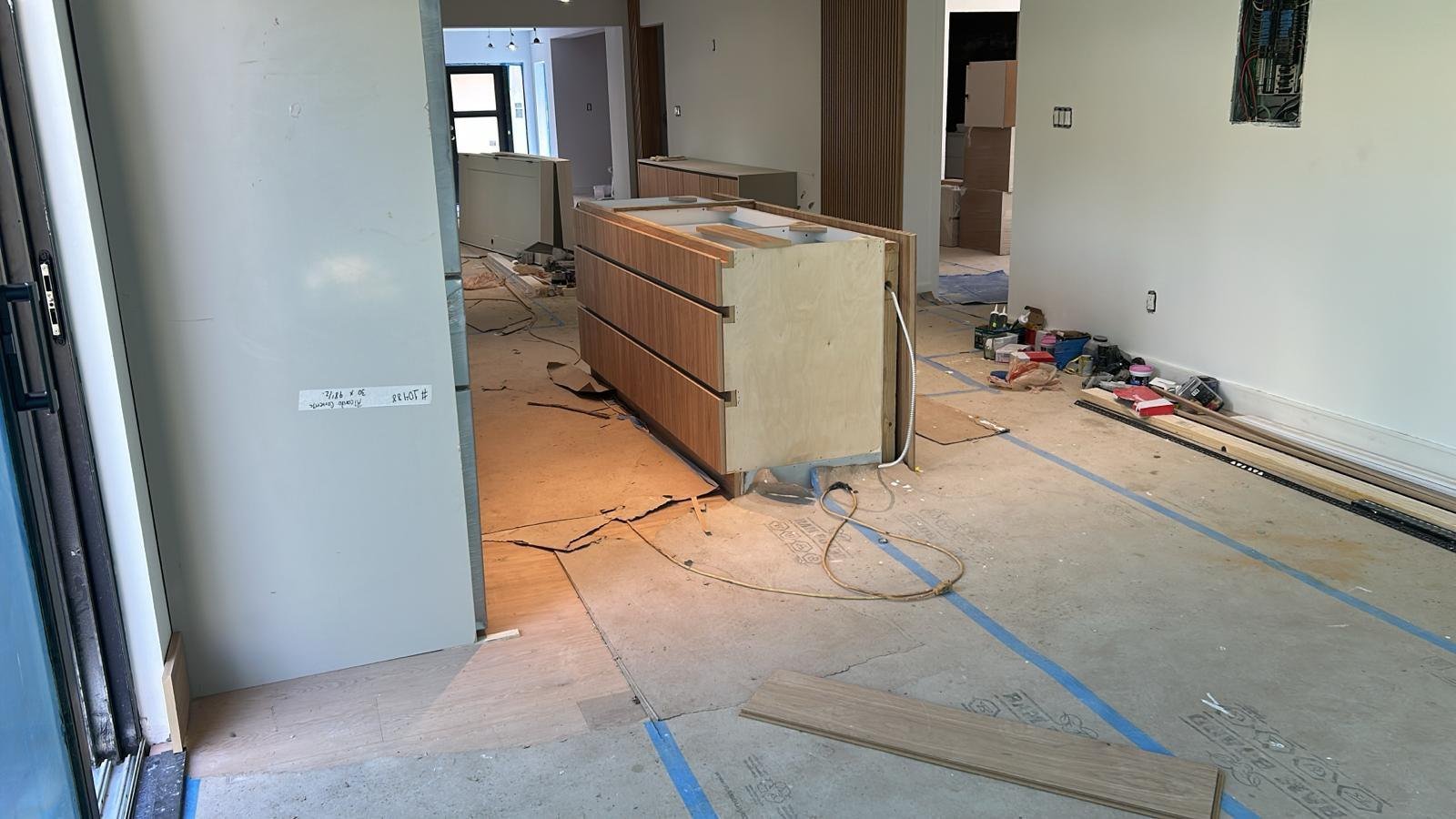 Interior build-out, 9048 Dickens Ave