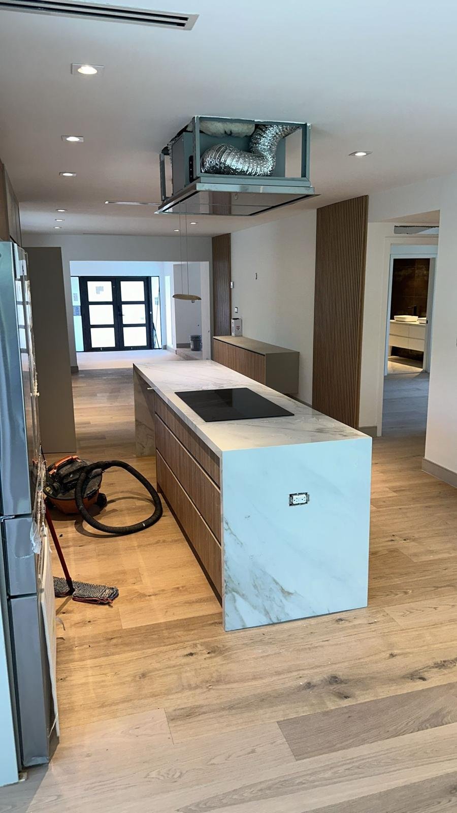 Construction photo, Surfside Modern
