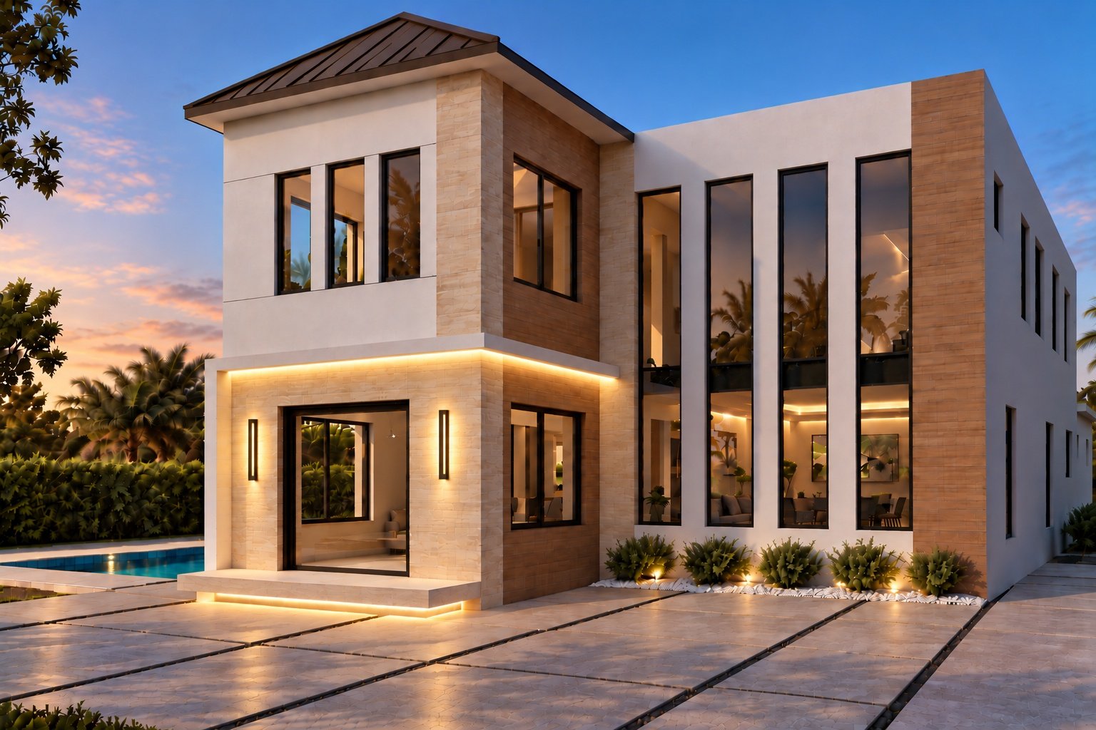 Approved architectural visualization of 4174 Alton Road